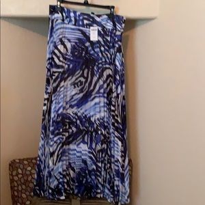 Chico’s pleated maxi skirt